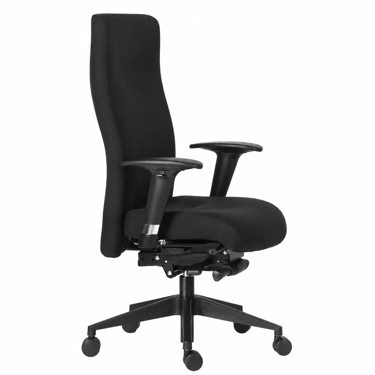 Poltrona Direzionale Rovo Chair XP in Tessuto Nero per Ufficio