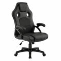 Sedia Ergonomica da Ufficio con Base Robusta e Imbottitura Confortevole - Nero